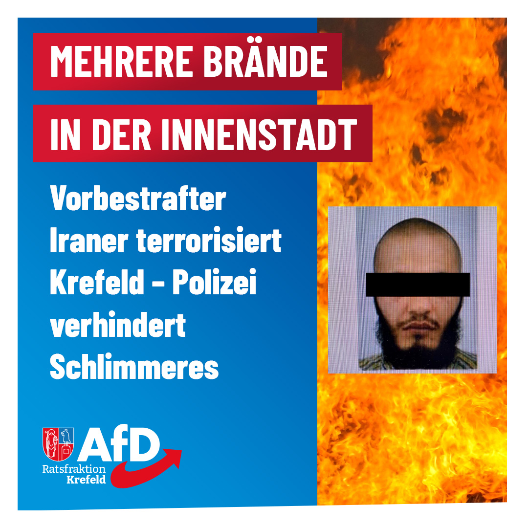Brandserie in Krefeld: Polizei verhindert Schlimmeres