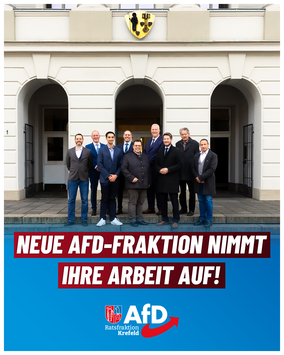 Erste Ratssitzung: neue AfD-Fraktion nimmt ihre Arbeit auf!