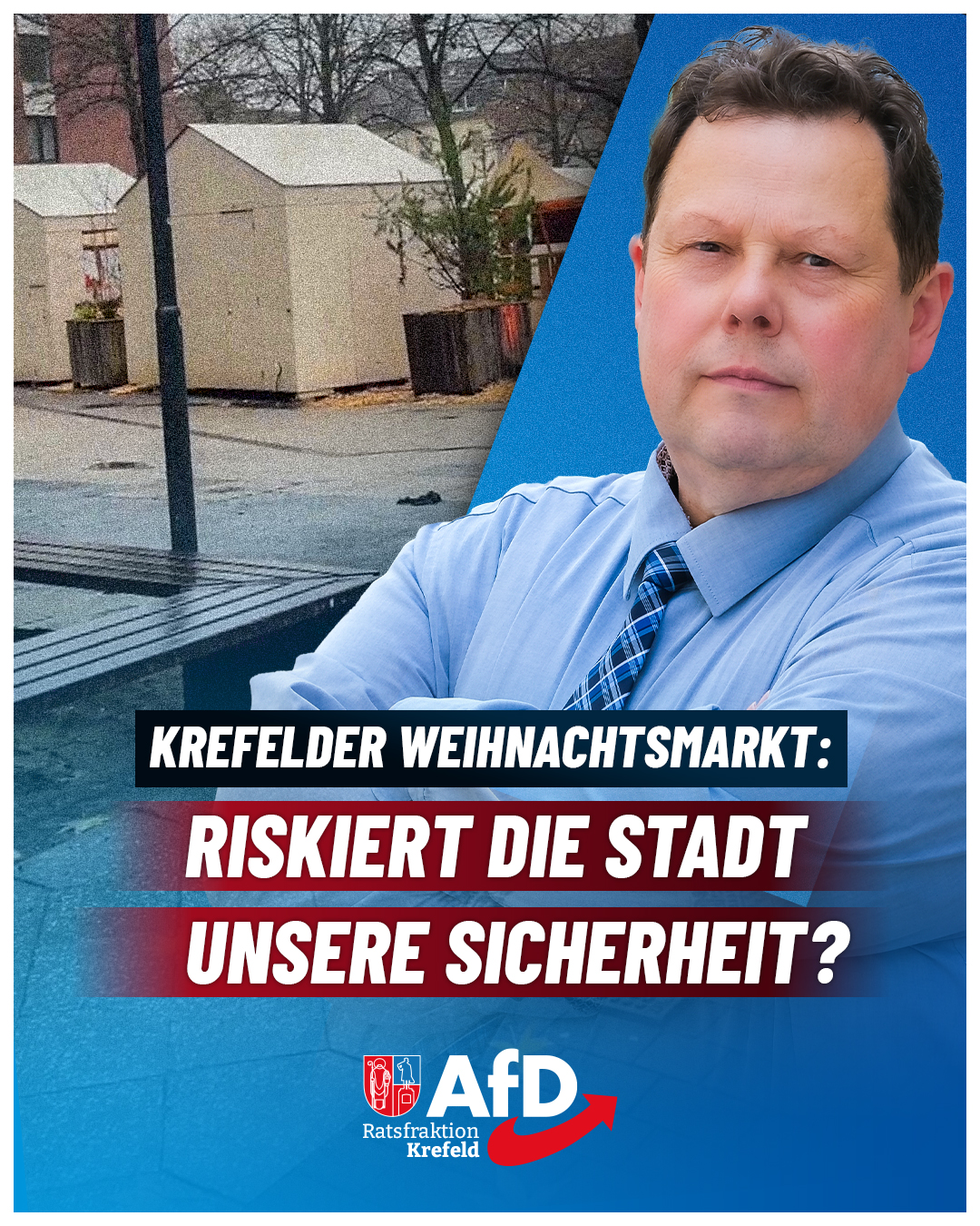 AfD deckt auf: Sicherheitsvorkehrungen auf dem Krefelder Weihnachtsmarkt